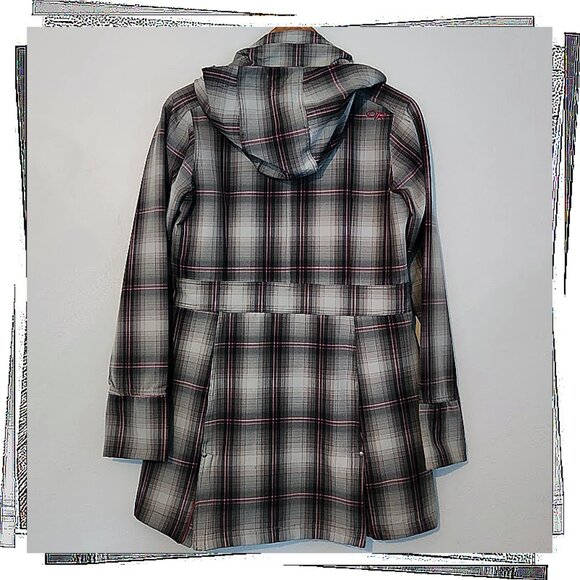 Lightweight Gray & Pink Plaid All Weather Jacket (S) by Outdoor Research - Picture 5 of 6